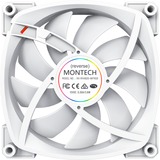 Montech RX140 PWM 140x140x25, Gehäuselüfter weiß, 140 mm