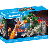 PLAYMOBIL 71831 Heroes: Helden-Showdown mit der Riesenechse, Konstruktionsspielzeug 