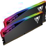 Patriot DIMM 96 GB DDR5-6400 (2x 48 GB) Dual-Kit, Arbeitsspeicher schwarz, VEUR596G6432K, Viper Elite 5 Ultra RGB, INTEL XMP, AMD EXPO