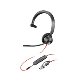Poly Blackwire 3315, Headset schwarz, Mono, USB-C