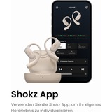 Shokz OpenFit, Kopfhörer beige, Bluetooth, USB-C