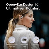 Shokz OpenFit, Kopfhörer beige, Bluetooth, USB-C
