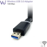 VU+ Dual Band Wireless USB 3.0 Adapter, WLAN-Adapter 