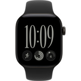 Apple Watch Series 12, Smartwatch schwarz, Aluminium, 42 mm, Sportarmband schwarz M/L