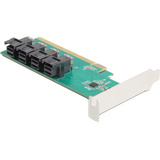 DeLOCK PCI Express x16 Karte zu 4 x intern SFF-8643 NVMe  - LP, Schnittstellenkarte 