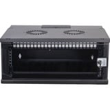 Digitus Netzwerk-Set SOHO Pro 19" 540x400 mm (BxT), IT-Schrank schwarz, unmontiert, 4 Höheneinheiten