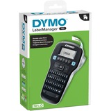 Dymo LabelManager 160, Beschriftungsgerät schwarz/silber, mit QWERTZ-Tastatur, S0946360