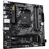 GIGABYTE B550M DS3H R2, Mainboard schwarz/grau