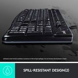 Logitech Desktop MK120, Desktop-Set schwarz, DE-Layout