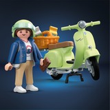 PLAYMOBIL 71621 1969 Vespa 150 Sprint Veloce, hellgrün, Konstruktionsspielzeug 