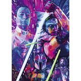 Ravensburger Puzzle Star Wars the Hyperspace Collection: Ahsoka 500 Teile, Large Pieces