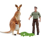 Schleich Pocket Set! Känguru-Tour mit dem Ranger, Spielfigur 