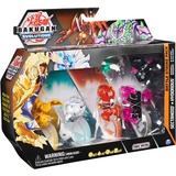 Spin Master Bakugan Evolutions Battle Strike 6er-Pack, Geschicklichkeitsspiel mit 3 Bakugan-Bällen, zwei Nanogan und einem Geogan