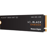 WD Black SN850X NVMe SSD 4 TB schwarz, PCIe 4.0 x4, NVMe, M.2 2280