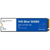 WD Blue SN580 1 TB, SSD blau/weiß, PCIe 4.0 x4, NVMe, M.2 2280