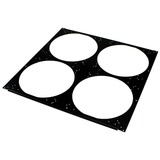 Watercool MO-RA3 420 Mounting Bracket, Halterung schwarz, Blende 180-230