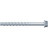 fischer Betonschraube UltraCut FBS 5x60 25/15 Sechskant mit U-Scheibe 100 Stück, galvanisch verzinkter Stahl