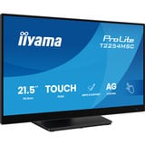 iiyama ProLite T2254MSC-B2AG, LED-Monitor 54.6 cm (21.5 Zoll), schwarz (matt), FullHD, IPS, Touchscreen, USB-Hub, 100Hz Panel