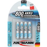 Ansmann maxE 800mAh NiMh, Akku silber