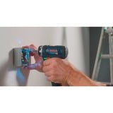 Bosch Professional Akku-Bohrschrauber GSR 12V-15 FC Professional, 12Volt blau/schwarz, 2x Li-Ionen Akku 2,0Ah, in L-BOXX
