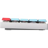 CHERRY MX-LP 2.1 Compact Wireless, Gaming-Tastatur weiß/mehrfarbig, DE-Layout, Cherry MX Low Profile RGB Speed