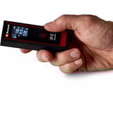 EINHELL Laser-Distanzmesser TC-LD 30 R, Entfernungsmesser schwarz/rot, Abstände von 5 cm - 30 Meter