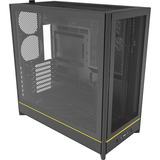 Montech HS01 , Tower-Gehäuse schwarz, Tempered Glass