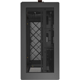 Montech HS01 , Tower-Gehäuse schwarz, Tempered Glass