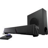ASUS ROG Gjallar, Soundbar schwarz, kabelloser Subwoofer, All-in-One-Audio-Control-Hub