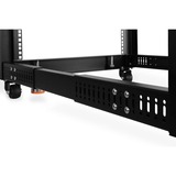 Alphacool ES 19" Open Frame Serverrack , Rack, Server-Gehäuse schwarz, 12 Höheneinheiten