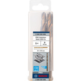 Bosch PRO Stainless Steel HSS-Co Spiralbohrer, Ø 9,0mm 5 Stück, Arbeitslänge 81mm