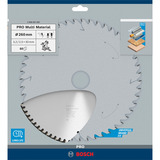 Bosch Professional PRO Multi Material Kreissägeblatt, Ø 260mm, 80Z Bohrung 30mm, für Kapp- & Gehrungssägen