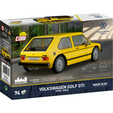 COBI Volkswagen Golf GTI (1976-1983), Konstruktionsspielzeug gelb, Maßstab 1:35