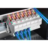 Digitus Keystone-Gehäuse für Hutschienen Montage, IP20 weiß, für 1x Keystone Modul