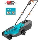 GARDENA Akku-Rasenmäher PowerMax 30/18V P4A solo, 18Volt schwarz/türkis, ohne Akku und Ladegerät, POWER FOR ALL ALLIANCE