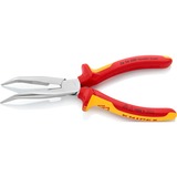 KNIPEX Flachrundzange 26 26 200 , Greifzange gezahnte Griffflächen