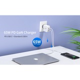 Nevox 65W USB - C Power Delivery (PD) + Q3.0, Ladegerät weiß