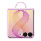 Samsung Silicone Ring Magnet Case, Handyhülle rosa, für Galaxy Z Flip8