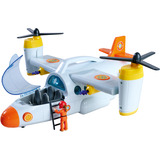 Simba Feuerwehrmann Sam Fire Swift Rettungsflugzeug, Spielfahrzeug 