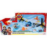 Simba Feuerwehrmann Sam Fire Swift Rettungsflugzeug, Spielfahrzeug 