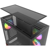 Thermaltake View 270 Plus WS ARGB , Tower-Gehäuse schwarz/holz, Tempered Glass x 2, Holz-Struktur