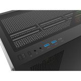 Thermaltake View 270 Plus WS ARGB , Tower-Gehäuse schwarz/holz, Tempered Glass x 2, Holz-Struktur