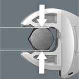 Wera 6006 Joker S / L - Selbstjustierender Doppelmaulschlüssel, Schraubenschlüssel silber, SW 10 - 19mm und 1/2" - 3/4"