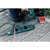 Brennenstuhl Super-Solid SL 554 IP54 Garten-Steckdosenleiste, 5-fach mit Schalter grün/schwarz, 5 Meter