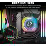 Corsair iCUE LINK H170i LCD Liquid CPU Cooler Generalüberholt, Wasserkühlung schwarz