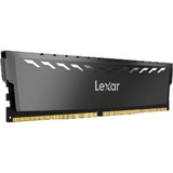 Lexar DIMM 32 GB DDR4-3200 (2x 16 GB) Dual-Kit, Arbeitsspeicher LD4BU016G-R3200GDXG, THOR Gaming Black, INTEL XMP
