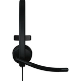 Logitech H570e Mono, Headset schwarz, Zertifiziert für Microsoft Teams, USB-C