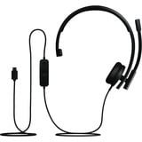 Logitech H570e Mono, Headset schwarz, Zertifiziert für Microsoft Teams, USB-C
