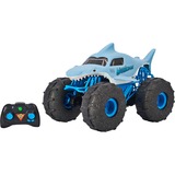 Spin Master Monster Jam Megalodon Storm, RC hellblau, 1:15