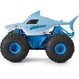 Spin Master Monster Jam Megalodon Storm, RC hellblau, 1:15